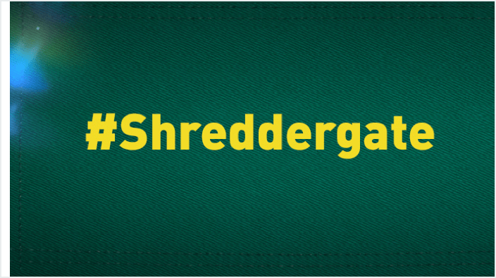 #Shreddergate